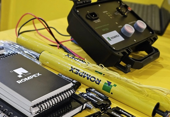 Rompex at Paving Expo 2024 with innovative solutions for rock fragmentation.